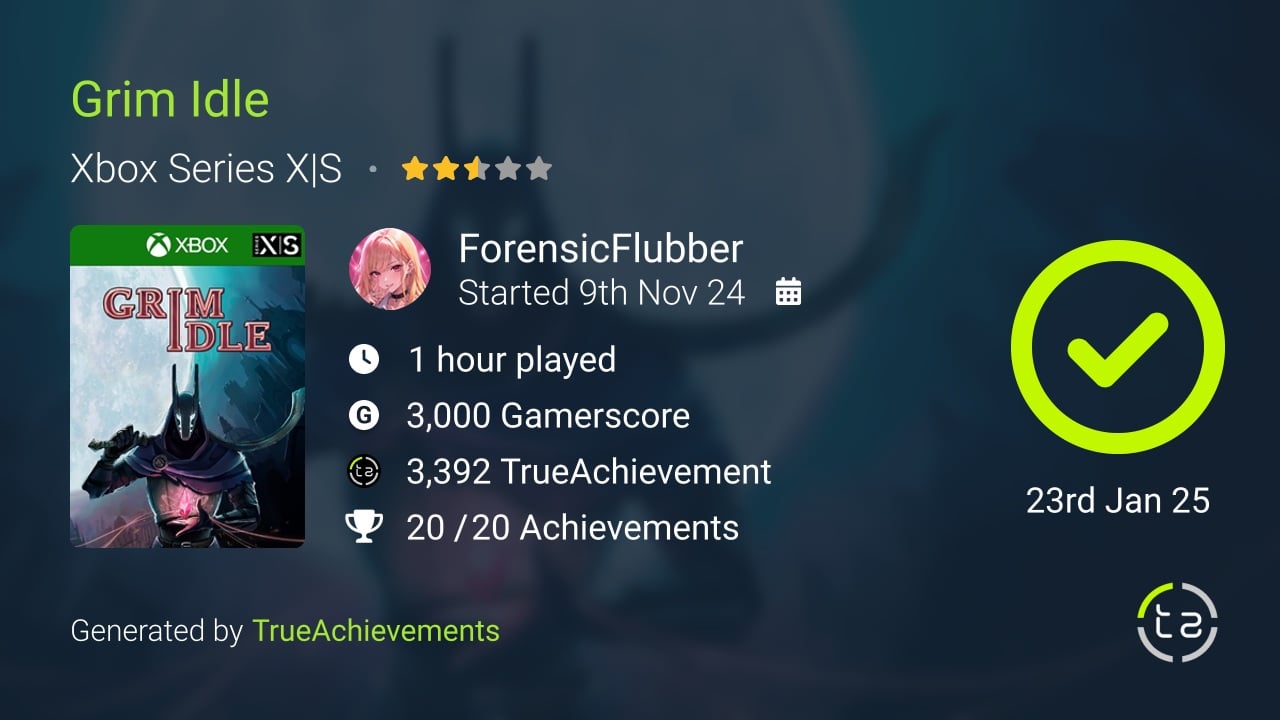 Grim Idle achievement summary